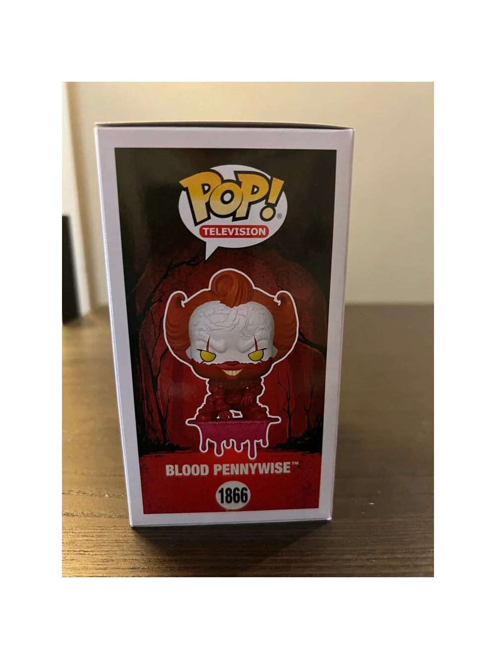 EXCLUSIVE Bloody Pennywise Shelf Sitter Funko Pop #1866 It Welcome to Derry HBO